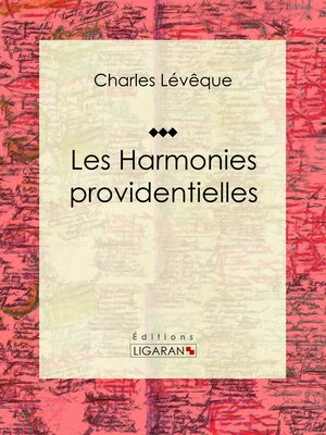 cover image of Les harmonies providentielles